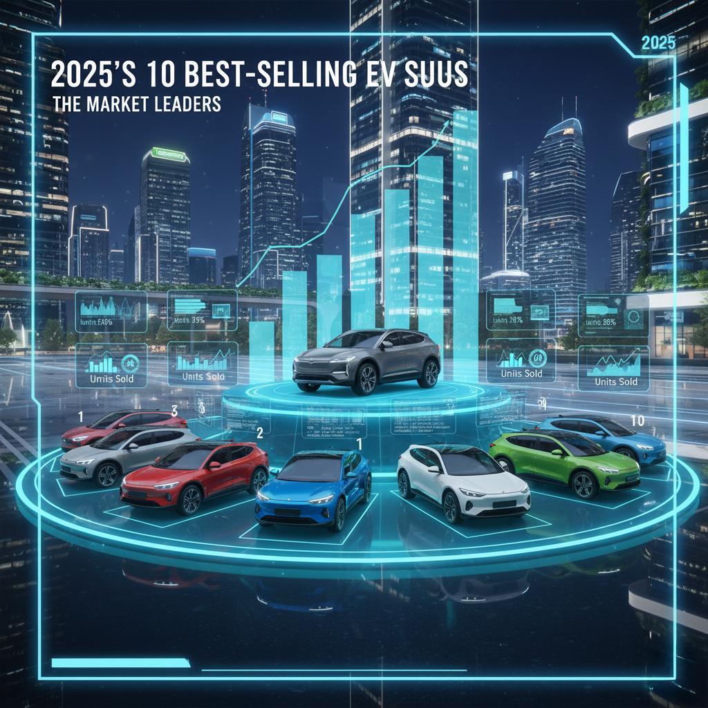 2025’s 10 Best-Selling EV SUVs