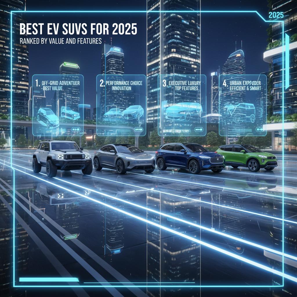 Best EV SUVs for 2025: Ranked by Value and Features