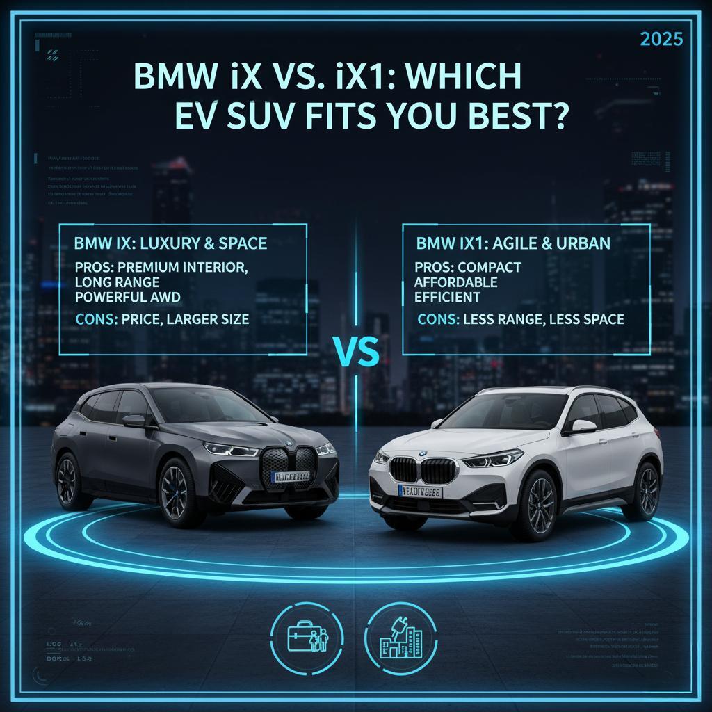 BMW iX vs. iX1: Which EV SUV Fits You Best?