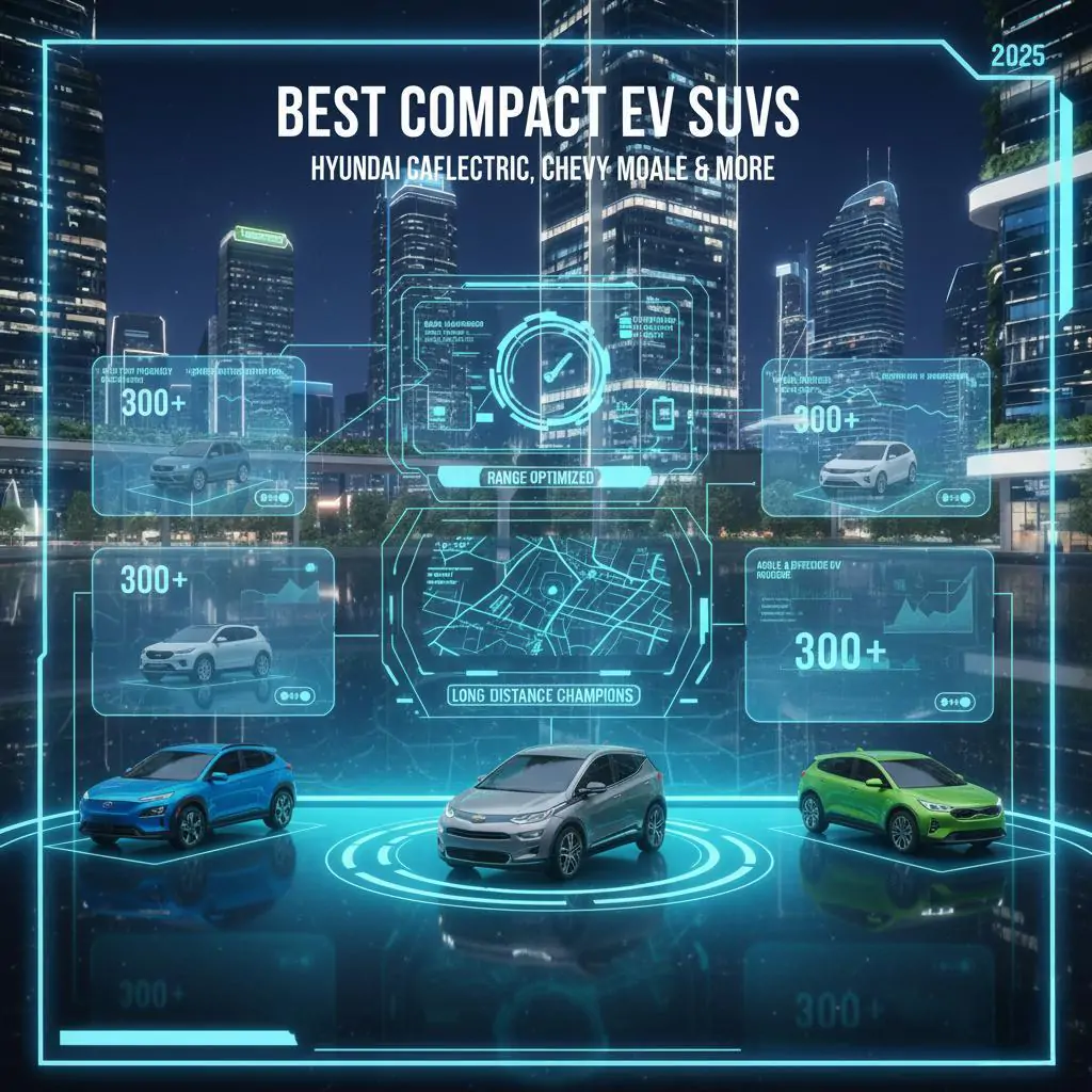 Best Compact EV SUVs: Hyundai Kona Electric, Chevy Bolt EUV & More